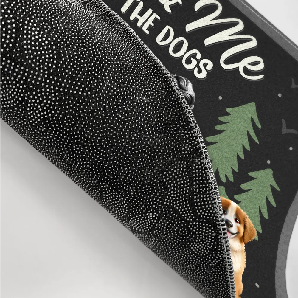 Camping You & Me And The Dogs 3D Effect - Personalized Doormat - Image 3