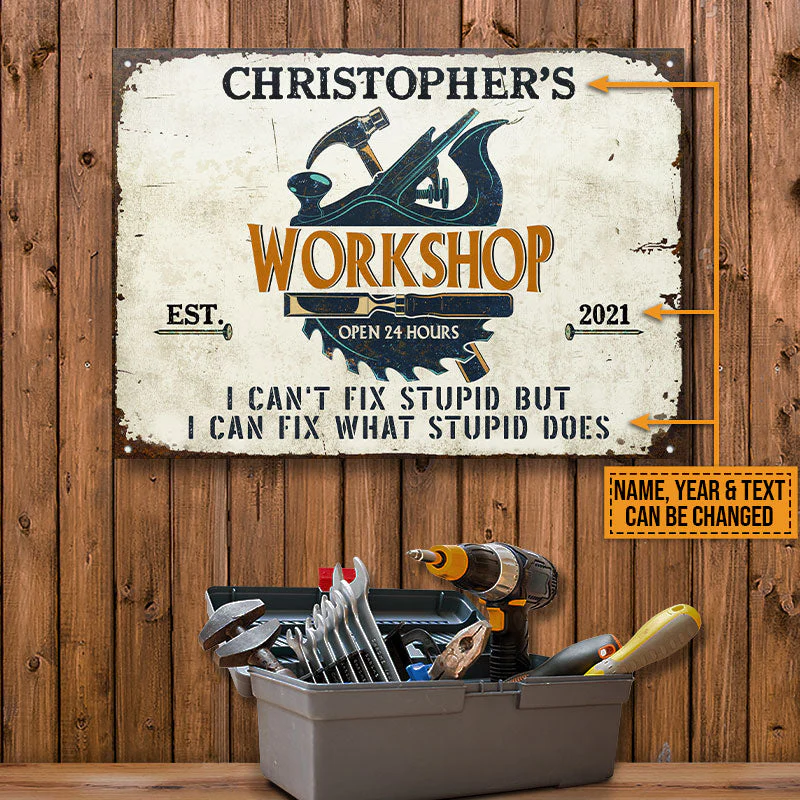 Carpenter Workshop Custom Classic Metal Signs - Image 2