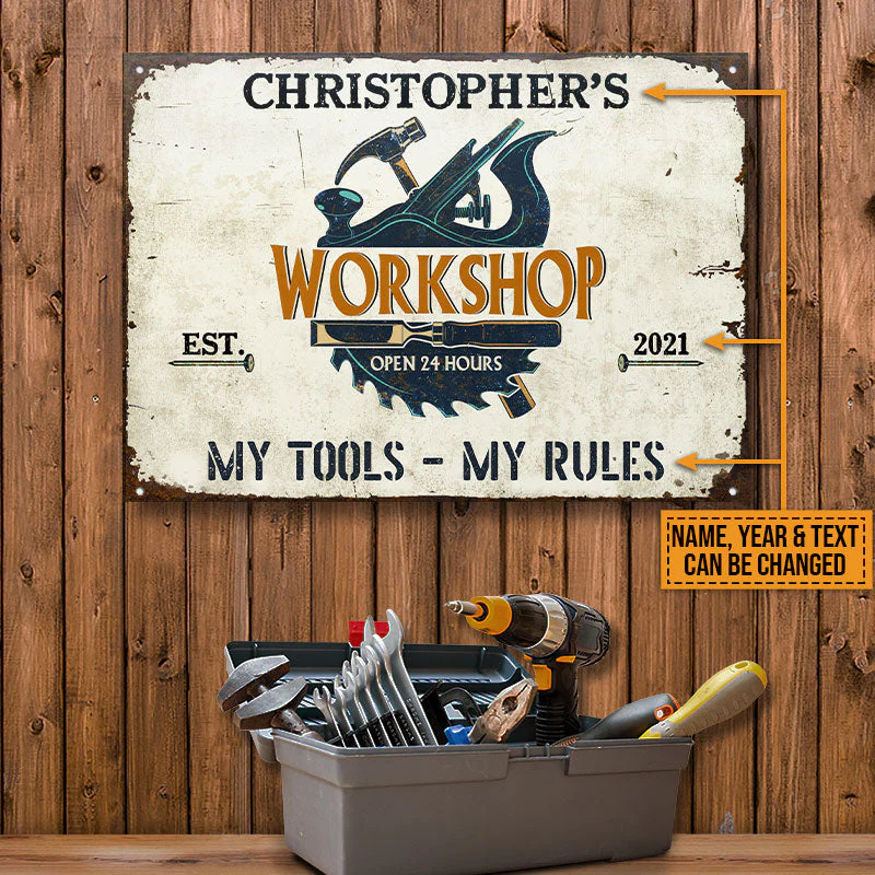 Carpenter Workshop Custom Classic Metal Signs - Image 7