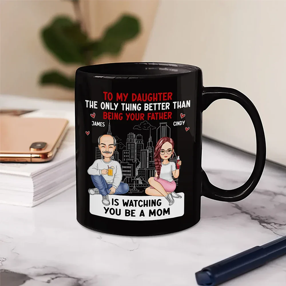 Cartoon Better Than Being Your Mother - Personalized Mug - Image 6