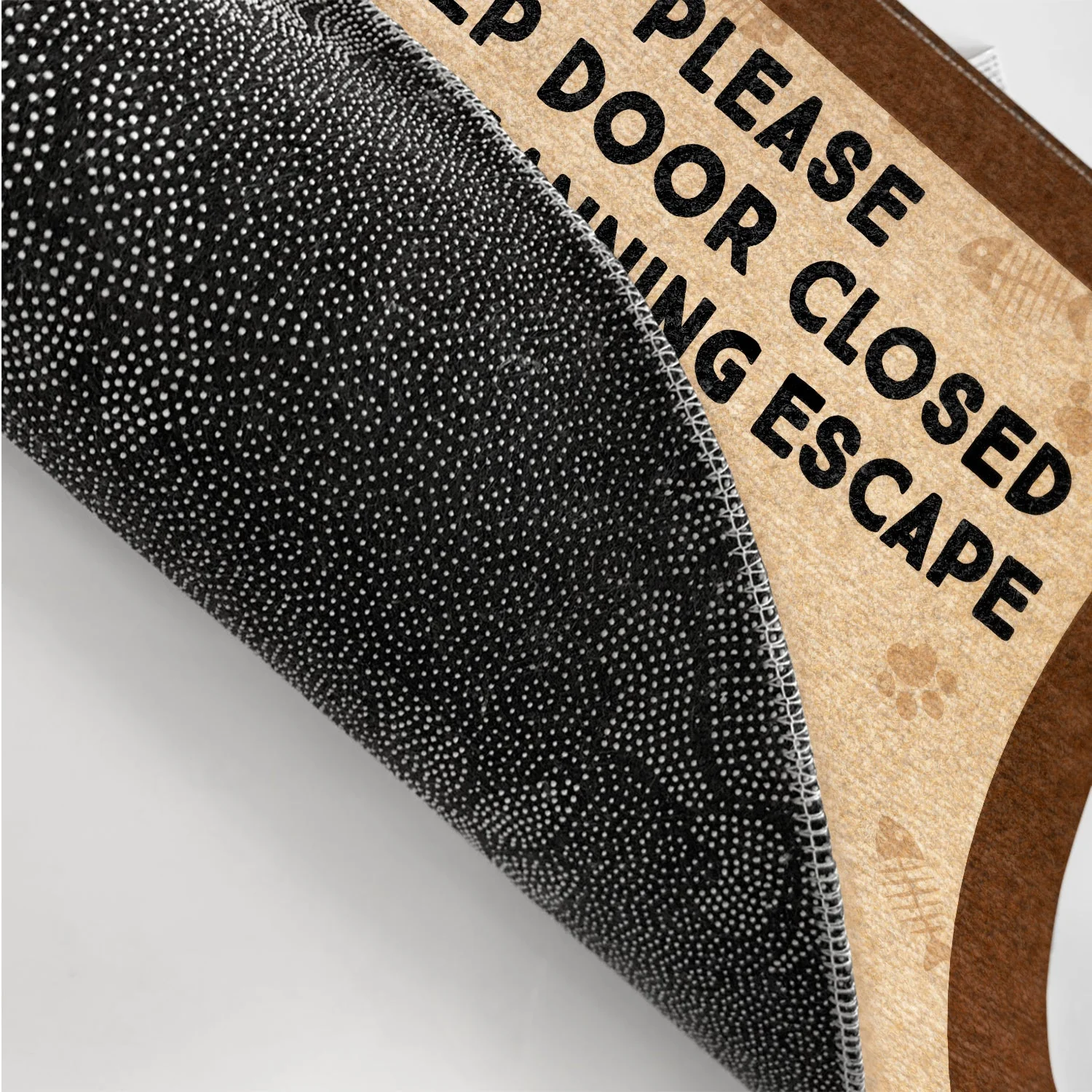 Cartoon Pets Planning Escape - Gift For Pet Lovers - Personalized Doormat - Image 3