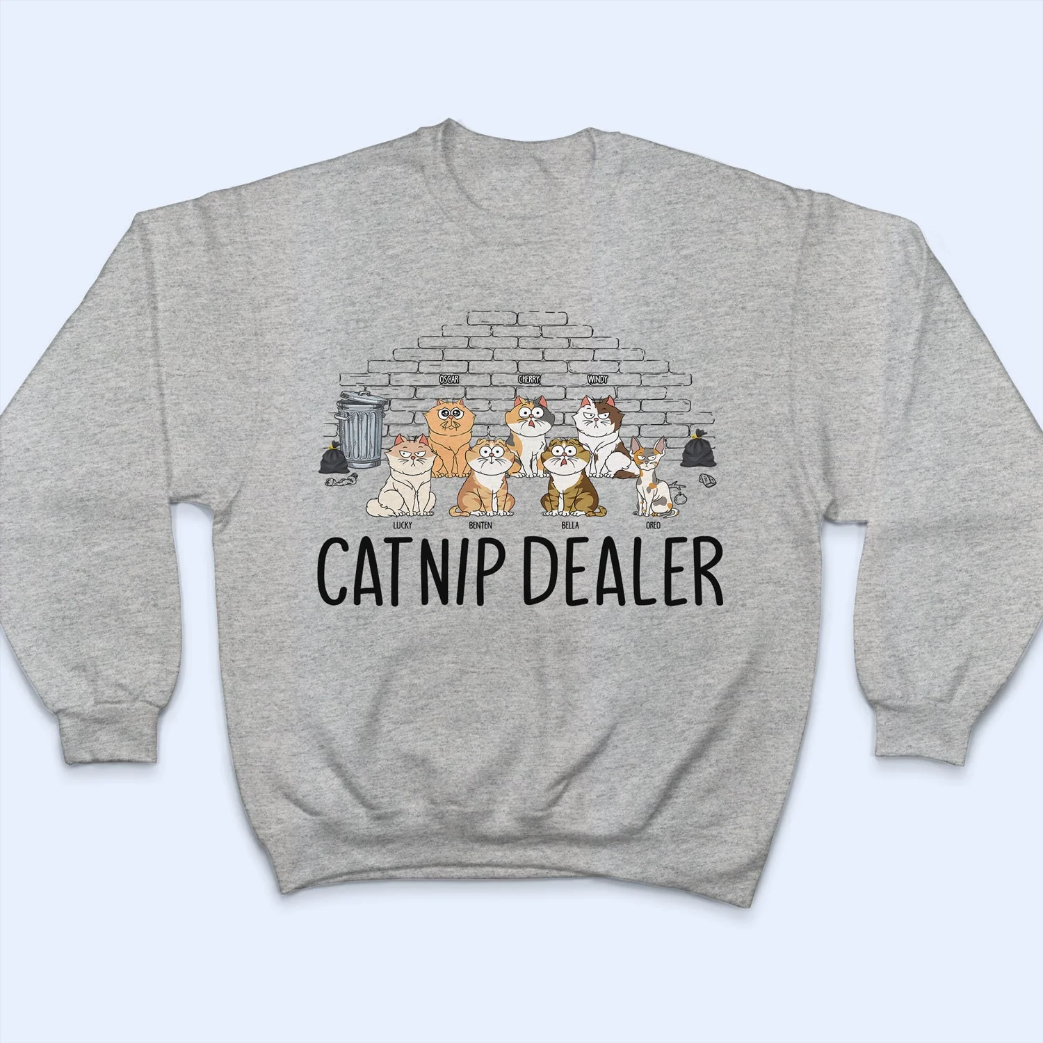 Catnip Dealer - Gift For Cat Lovers - Personalized T Shirt - Image 5