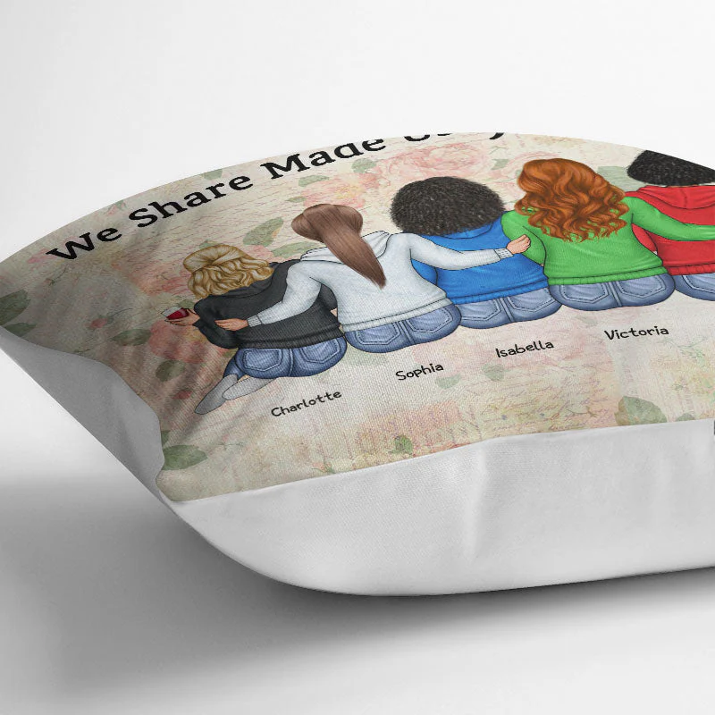 Chance Made Us Colleagues Office Worker Best Friends - Bestie BFF Gift - Personalized Custom Pillow - Image 3