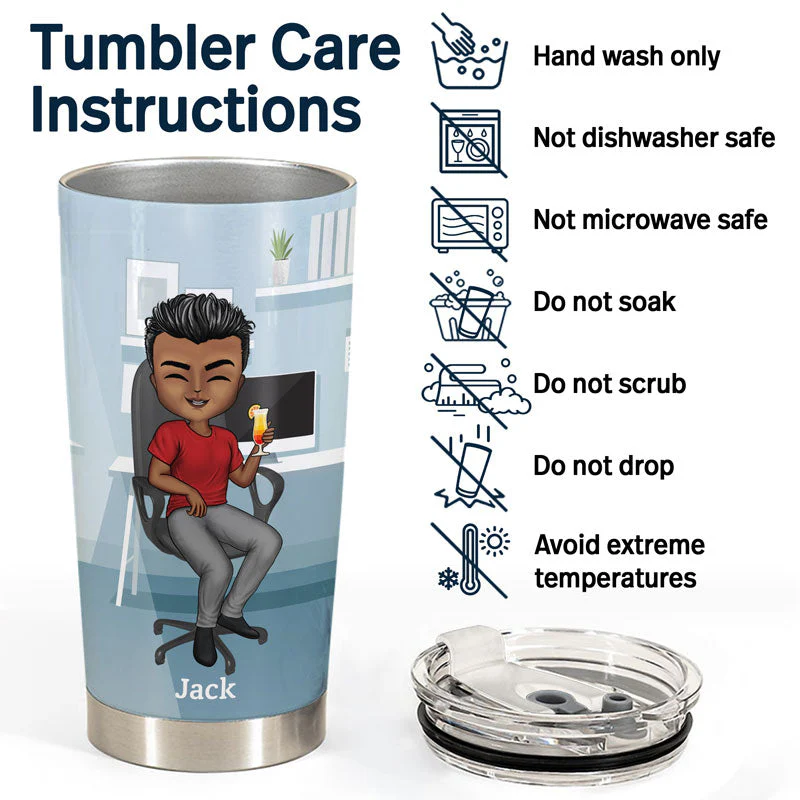Chaos Coordinator Someone Who Solves Problems - Gift For Boss - Personalized Custom Tumbler - Image 5