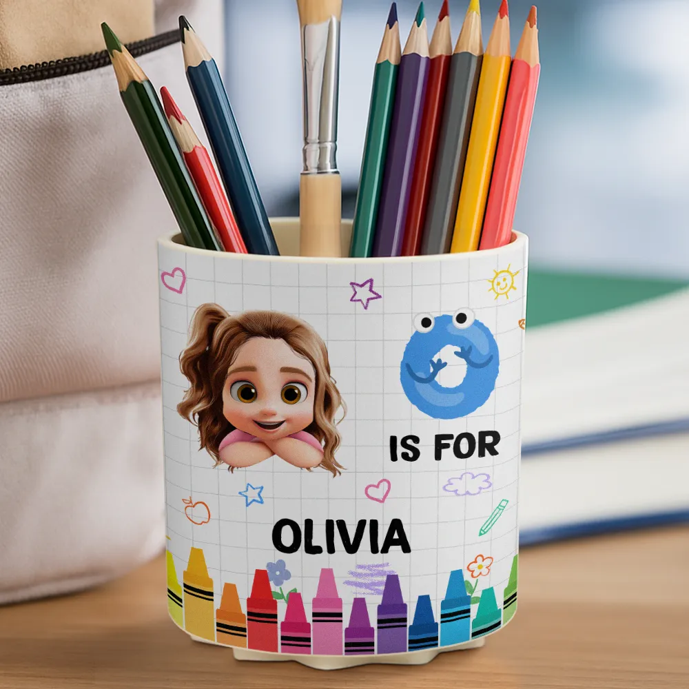 Characters Is For Kids - Personalized Rotating Pen Holder