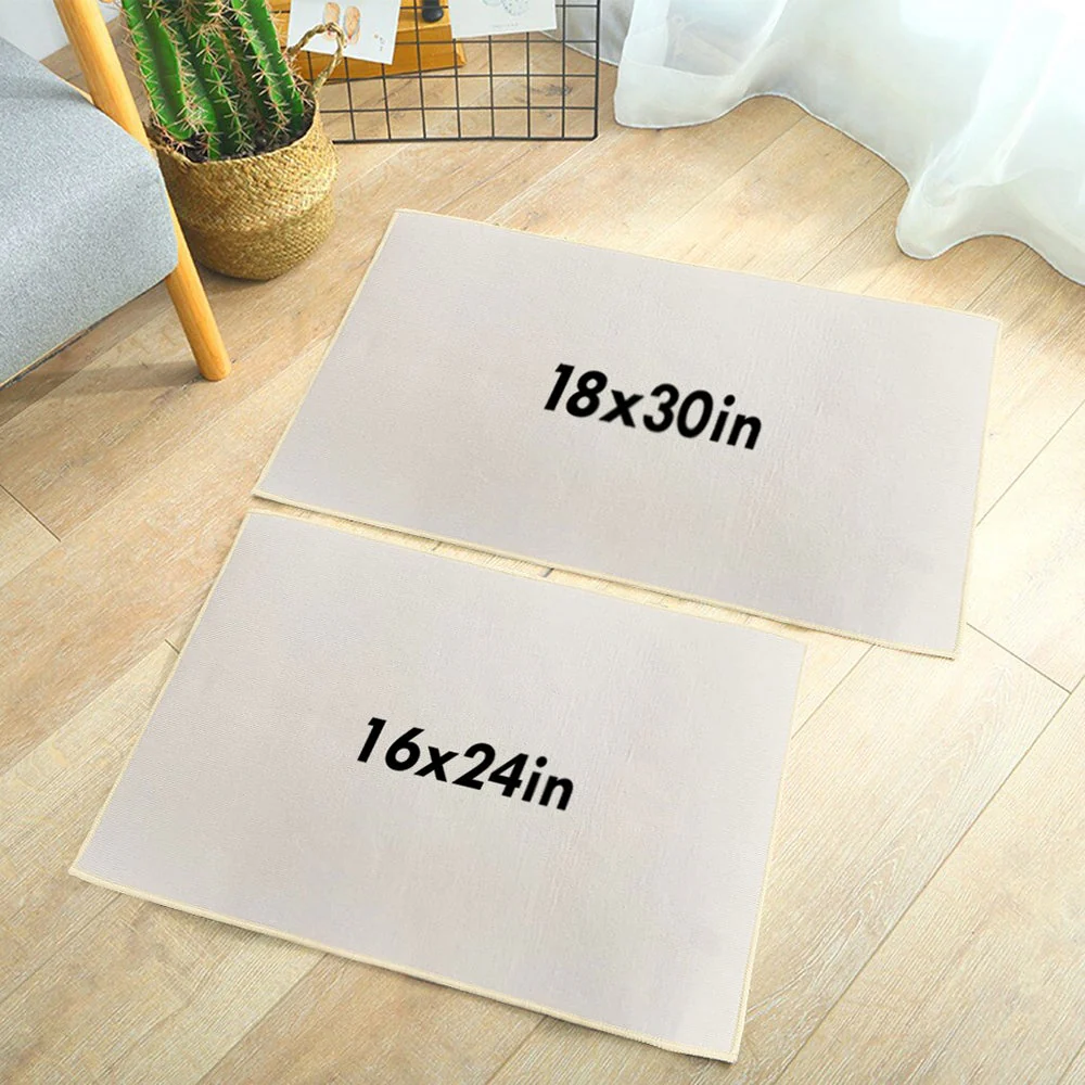 Chibi Couple Home Sweet Home - Personalized Custom Doormat - Image 4