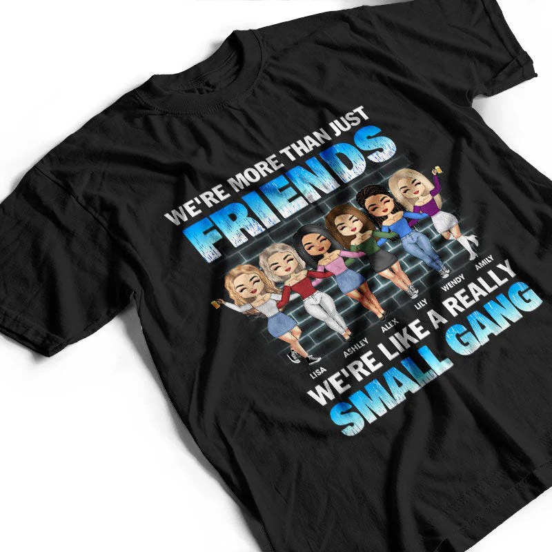 Chibi Girl Bestie Trouble When We're Together - Gift For Bestie - Personalized Custom T Shirt - Image 3