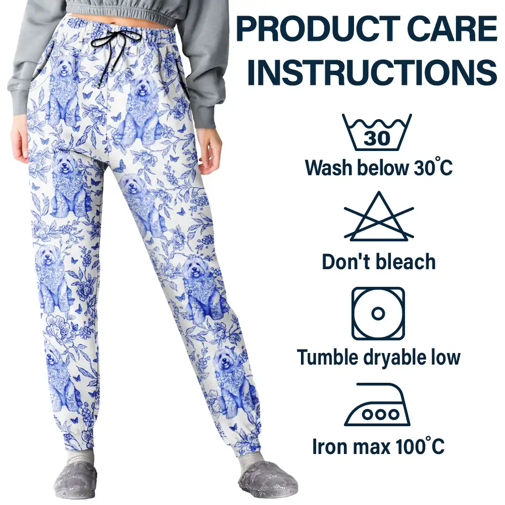 Chinoiserie Toile Dog - Personalized Pajama Pants - Image 6