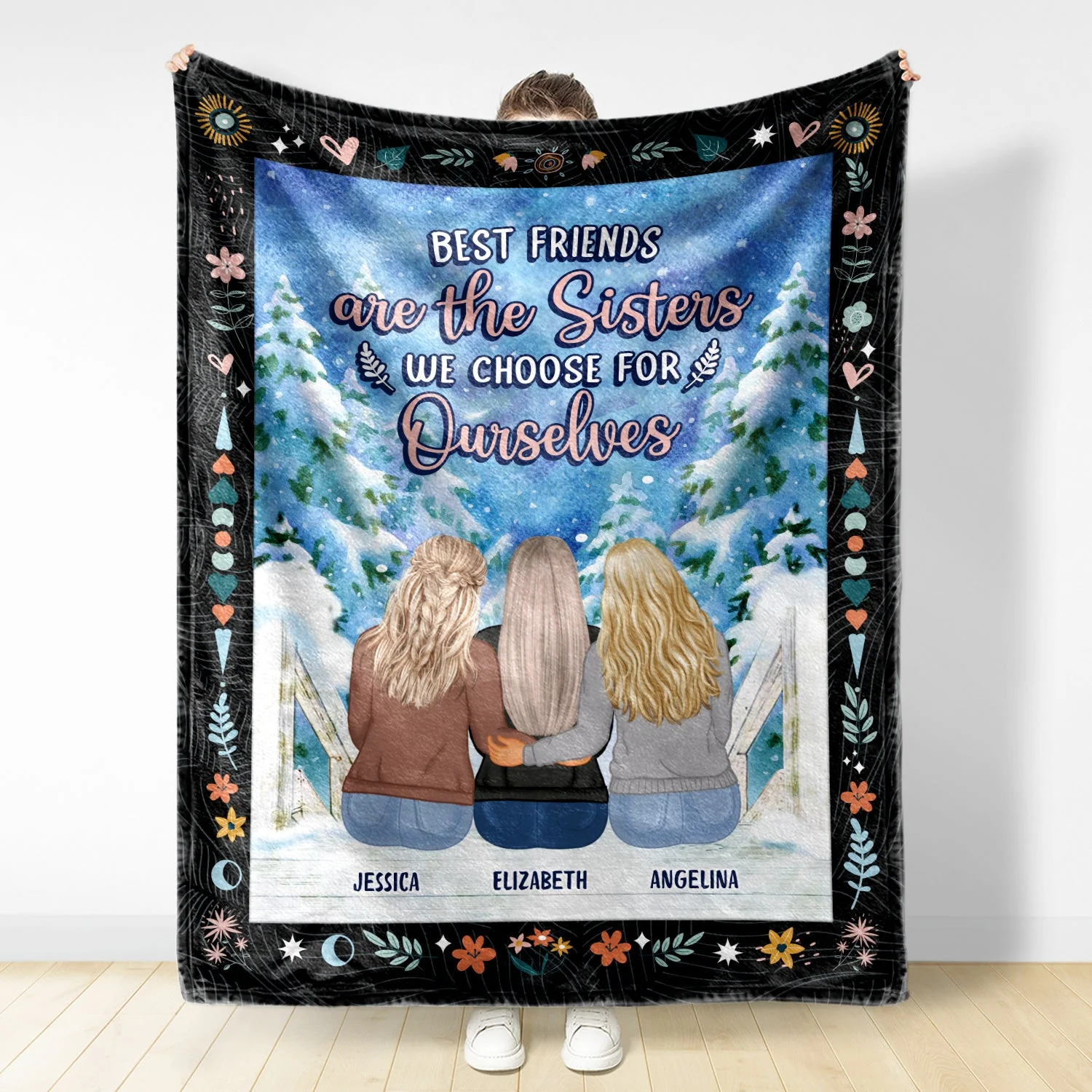 Choose For Ourselves - Gift For Besties - Personalized Fleece Blanket - Image 2
