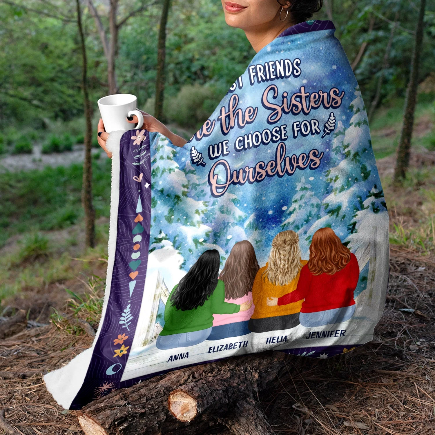 Choose For Ourselves - Gift For Besties - Personalized Fleece Blanket - Image 3