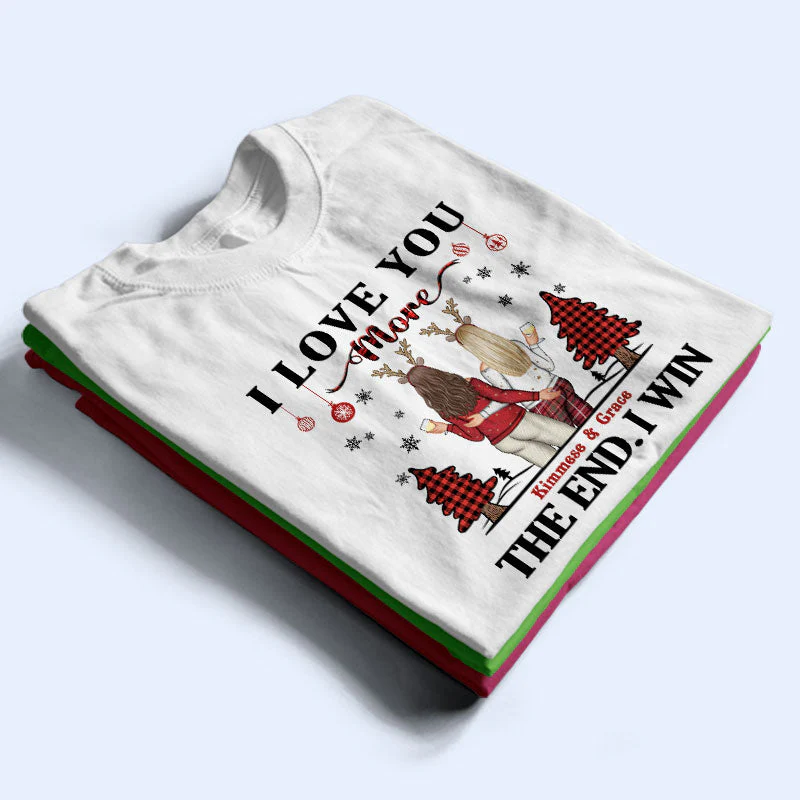 Christmas Couple I Want To Annoy For The Rest Of My Life - Personalized Custom Sweatshirt - Image 2