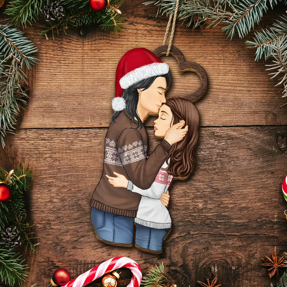 Christmas I Wish I Could Turn Back The Clock - Personalized Wooden Ornament Print 2 Sides - Image 5