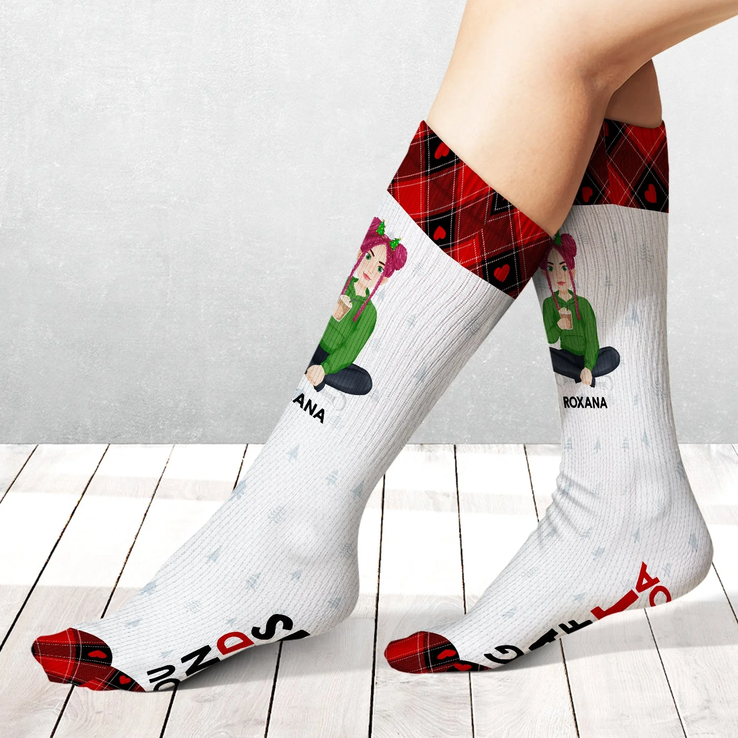 Christmas If You Can Read This Bring Me A Cup - Gift For Yourself - Personalized Socks - Image 2