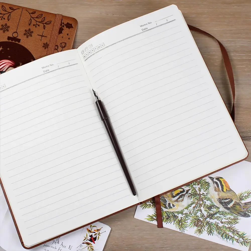 Christmas Planner - Personalized Leather Journal - Image 2