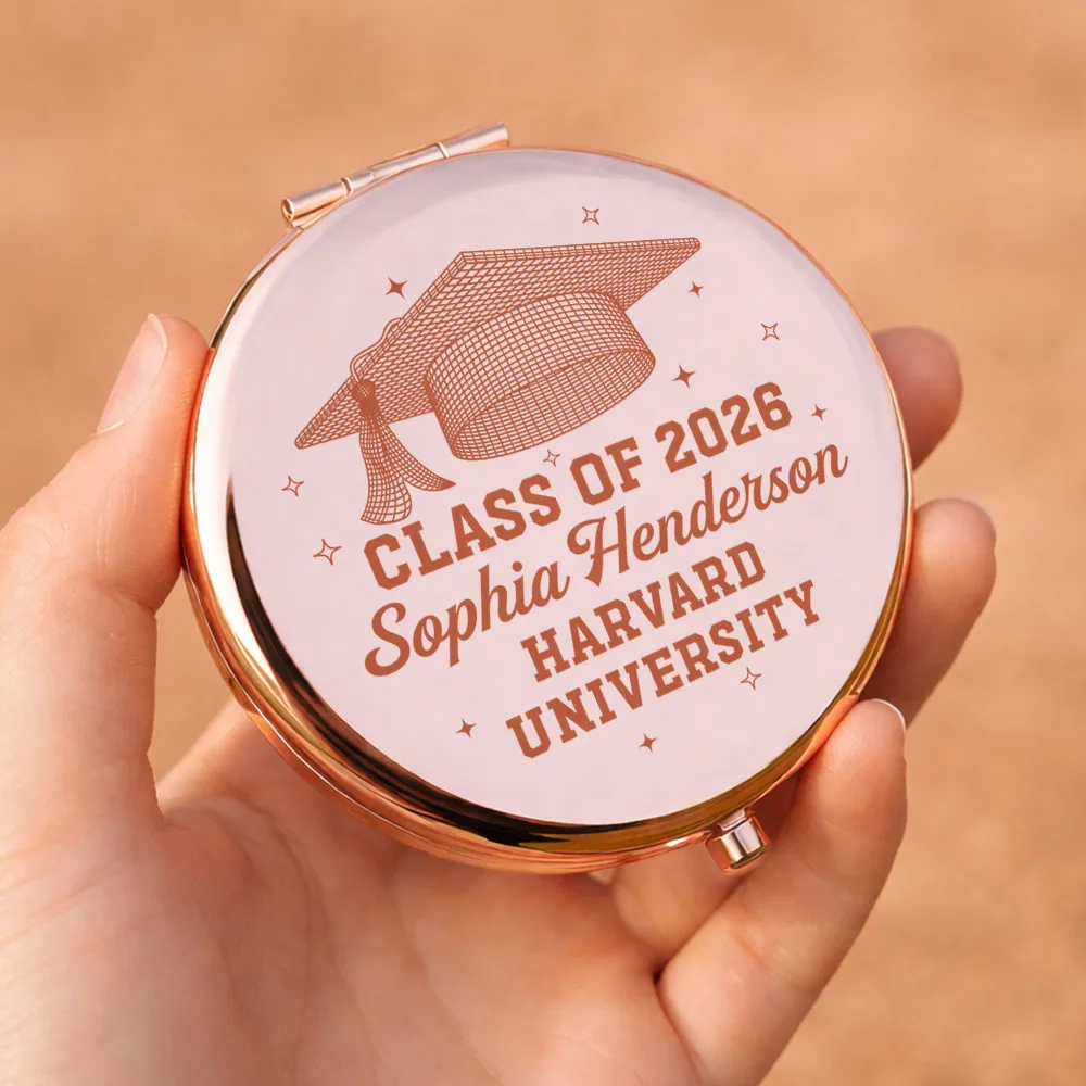 Class Of Graduation Senior - Personalized Compact Mirror - Image 5