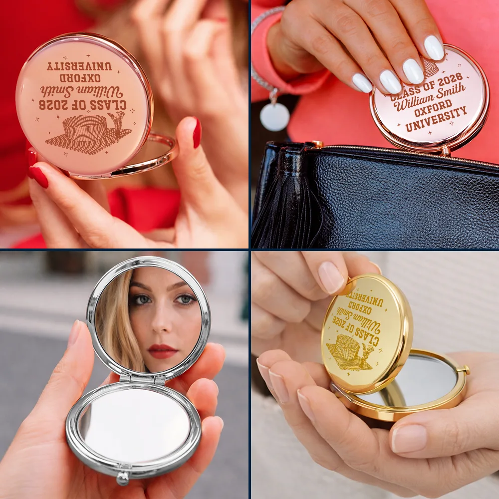 Class Of Graduation Senior - Personalized Compact Mirror - Image 6