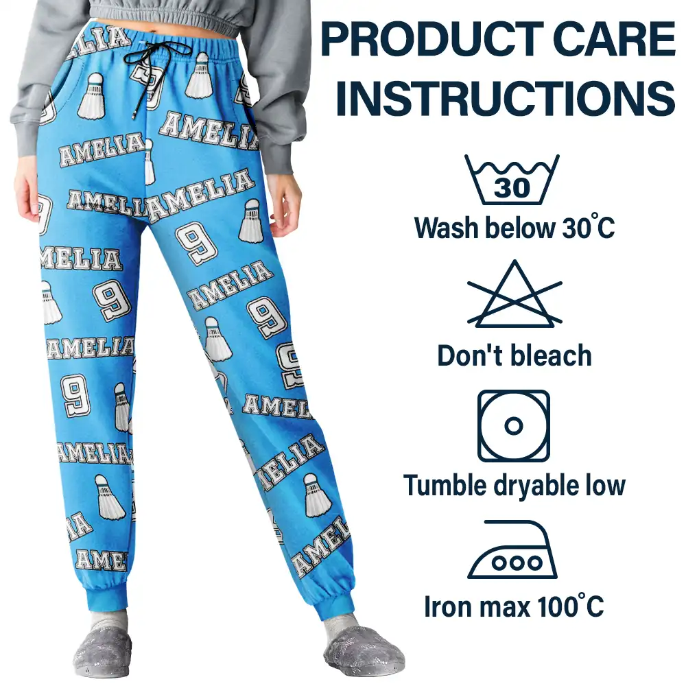 Colorful Sports Pattern Baseball Volleyball Basketball - Personalized Pajama Pants - Image 5