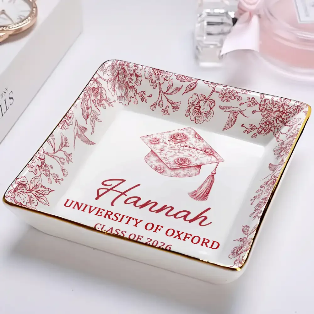 Congrats Graduation - Personalised Ring Dish - Image 2