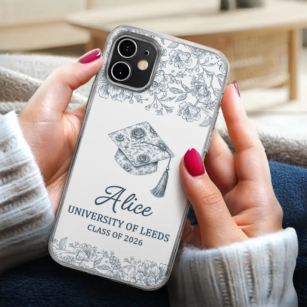 Congrats Graduation - Personalized Clear Phone Case - Image 3