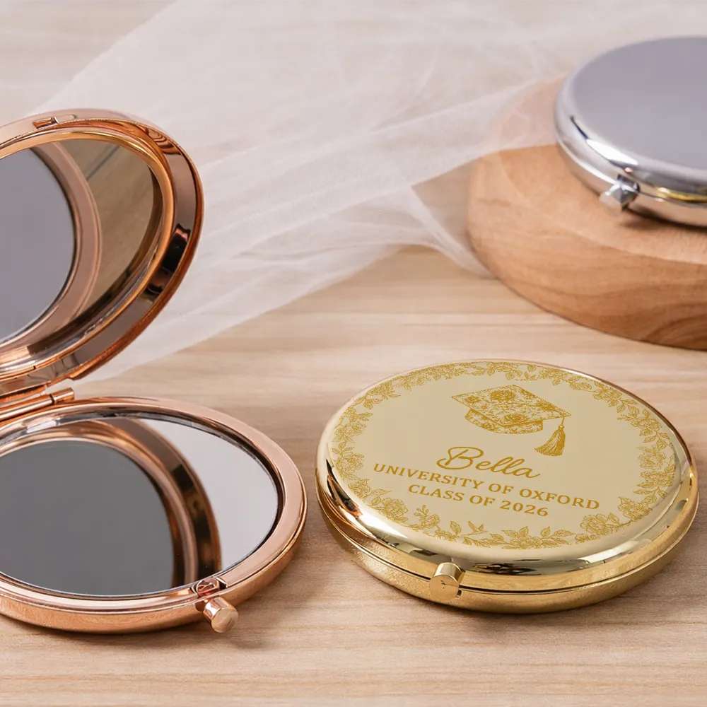 Congrats Graduation - Personalized Compact Mirror - Image 2