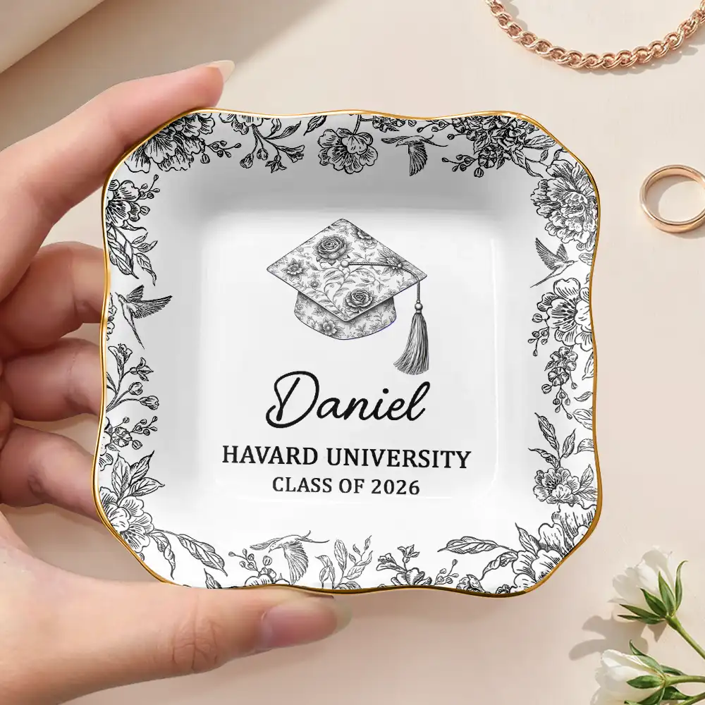 Congrats Graduation - Personalized Ring Dish - Image 3