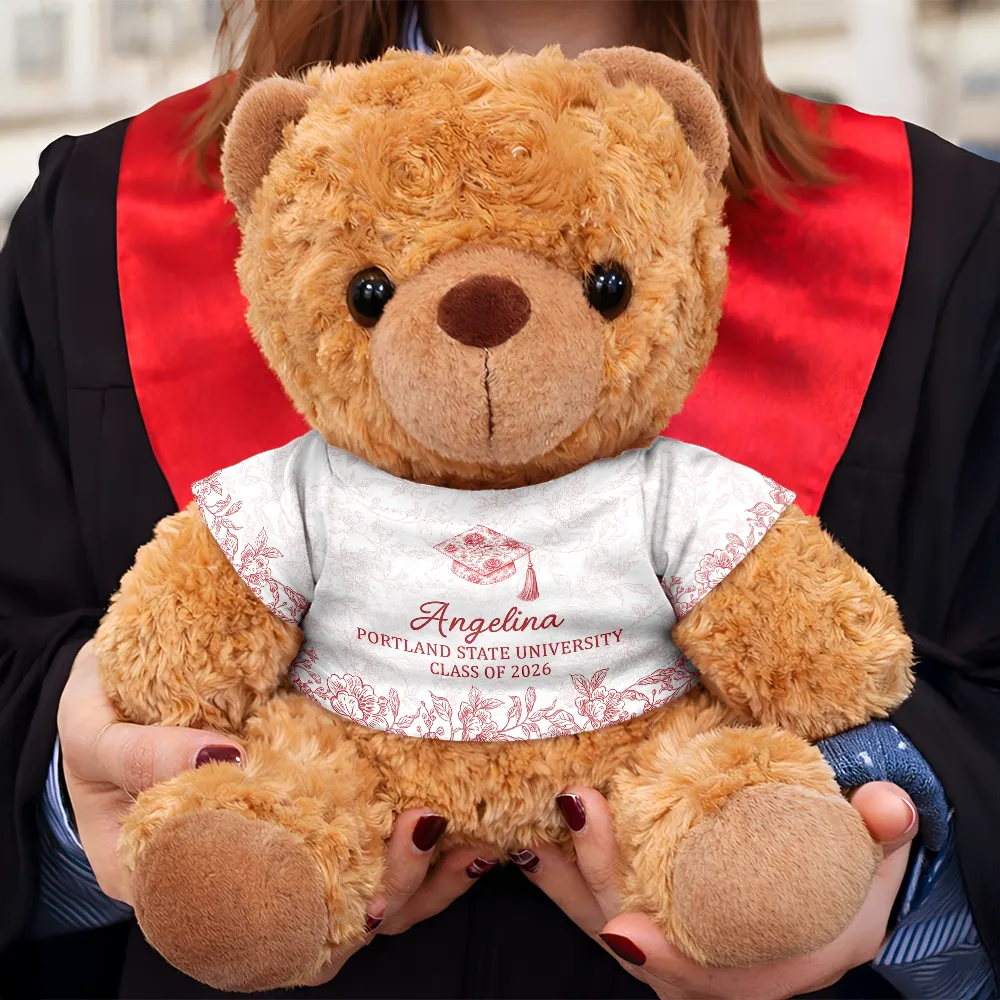 Congrats Graduation - Personalized Teddy Bear - Image 4