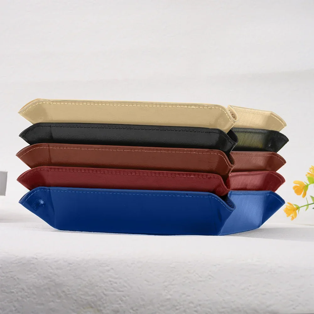 Congrats Husband Think Of Me When You Empty Your Pockets - Personalized Leather Valet Tray - Image 5