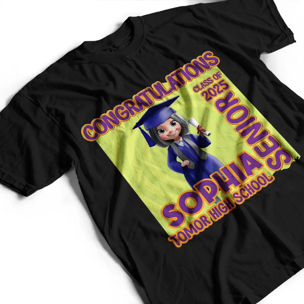 Congratulations Glass Of - Personalized T Shirt - Image 3