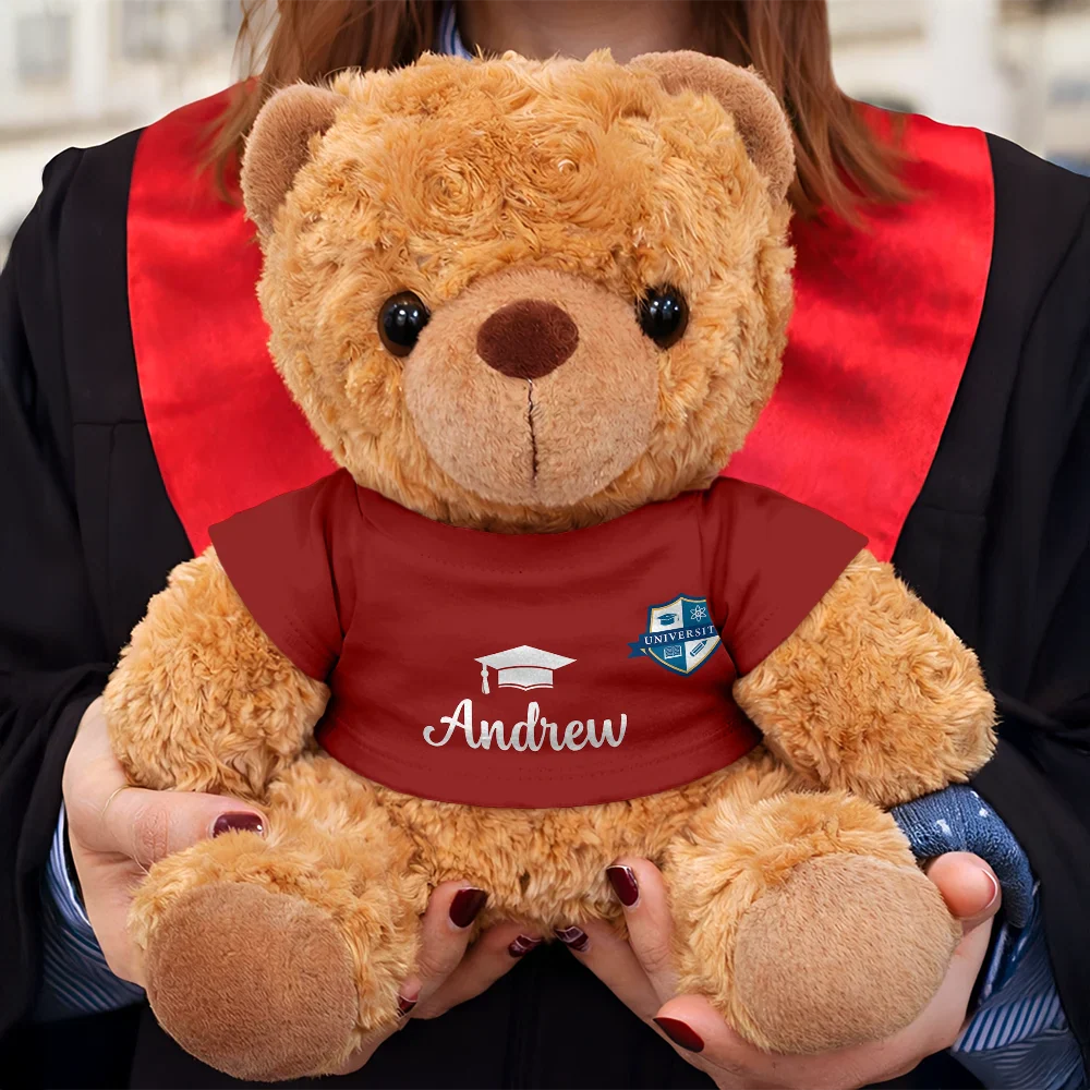 Custom Photo Congratulations Graduates - Personalized Teddy Bear - Image 4