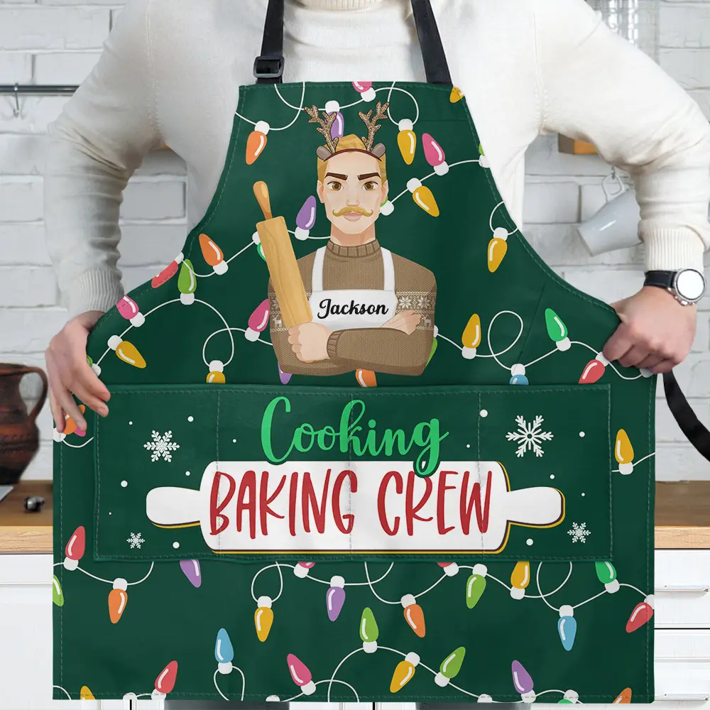 Cooking Baking Crew - Personalized Apron - Image 2