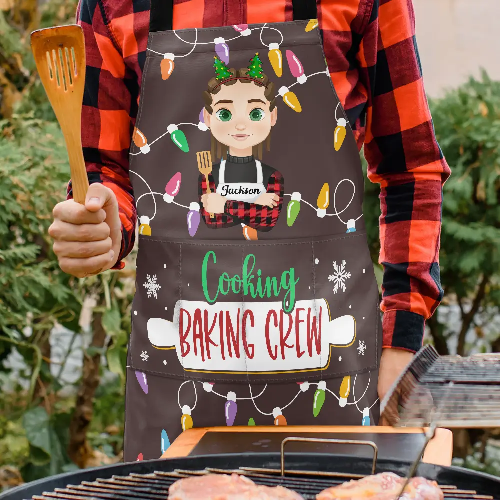 Cooking Baking Crew - Personalized Apron - Image 3