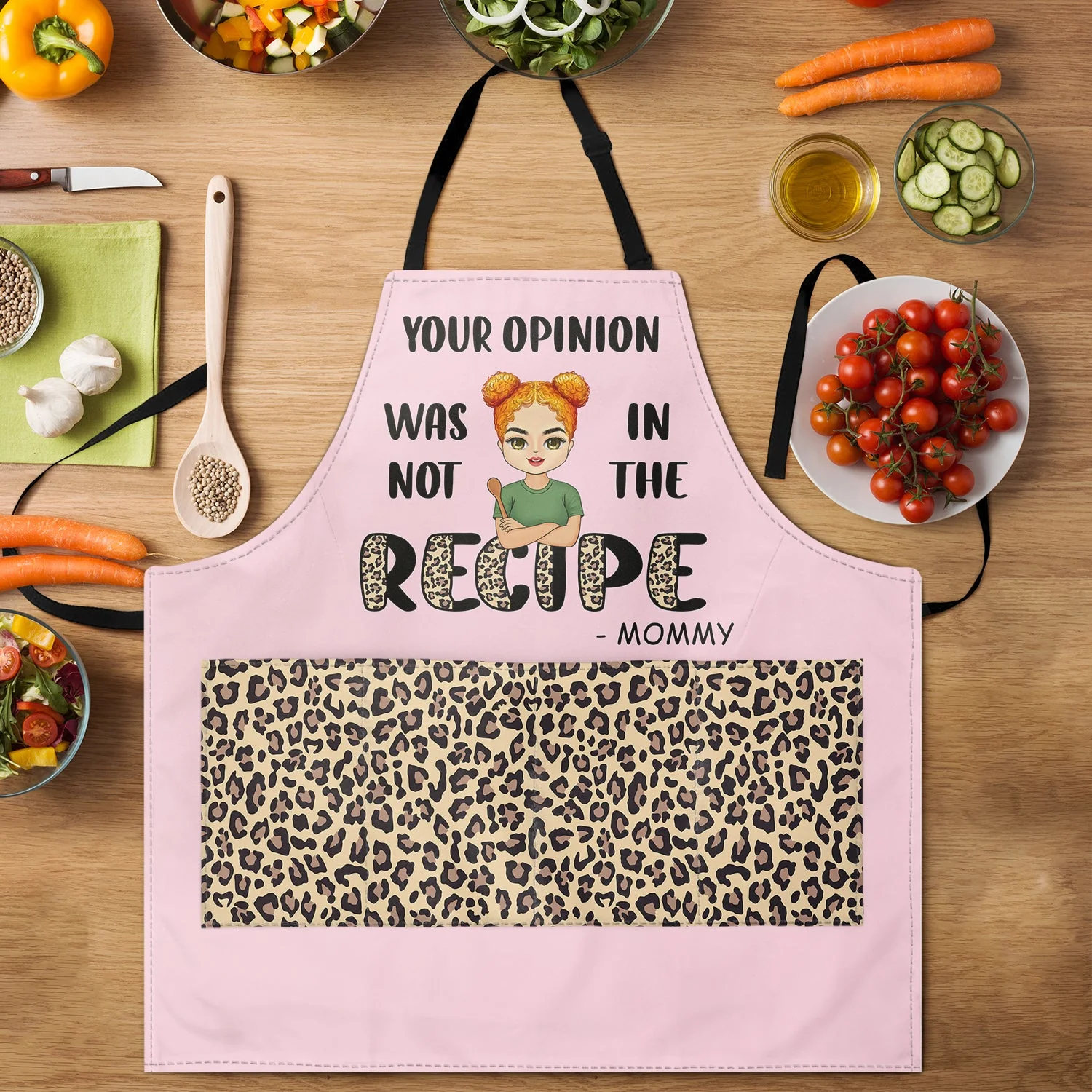 Cooking In The Recipe - Funny Gift For Wives, Mothers - Personalized Apron - Image 3