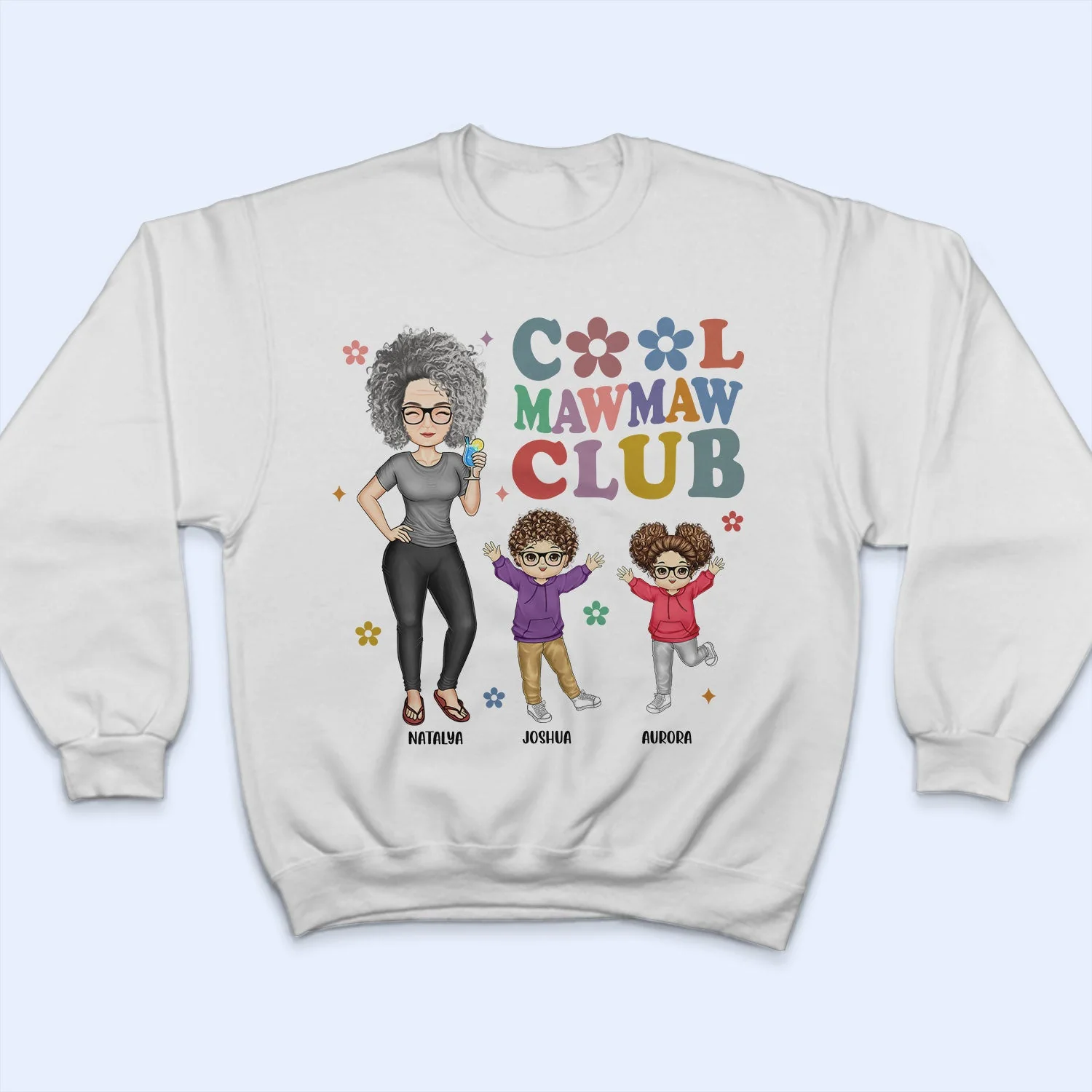 Cool Grandma Club - Gift For Grandma - Personalized T Shirt - Image 5