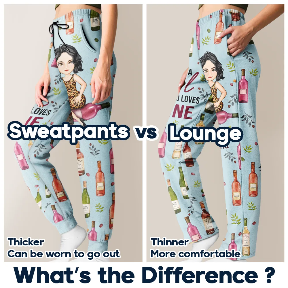 Corks Are For Quitters Cartoon Slay Girl - Personalized Sweatpants - Image 7