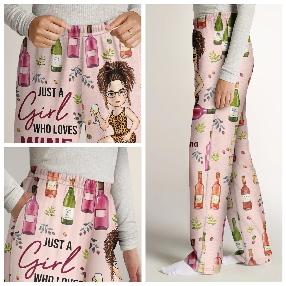 Corks Are For Quitters Cartoon Slay Girl - Personalized Sweatpants - Image 8