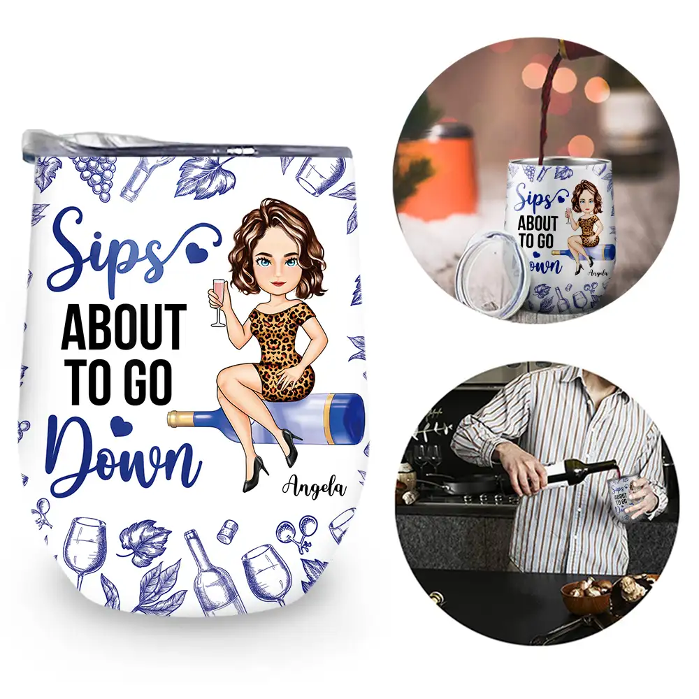 Corks Are For Quitters - Personalized Wine Tumbler - Image 3