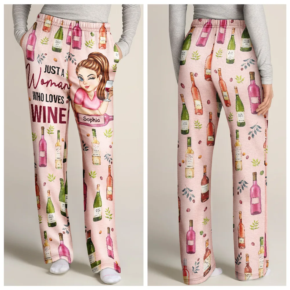 Corks Are For Quitters Turban Woman - Personalized Sweatpants - Image 4