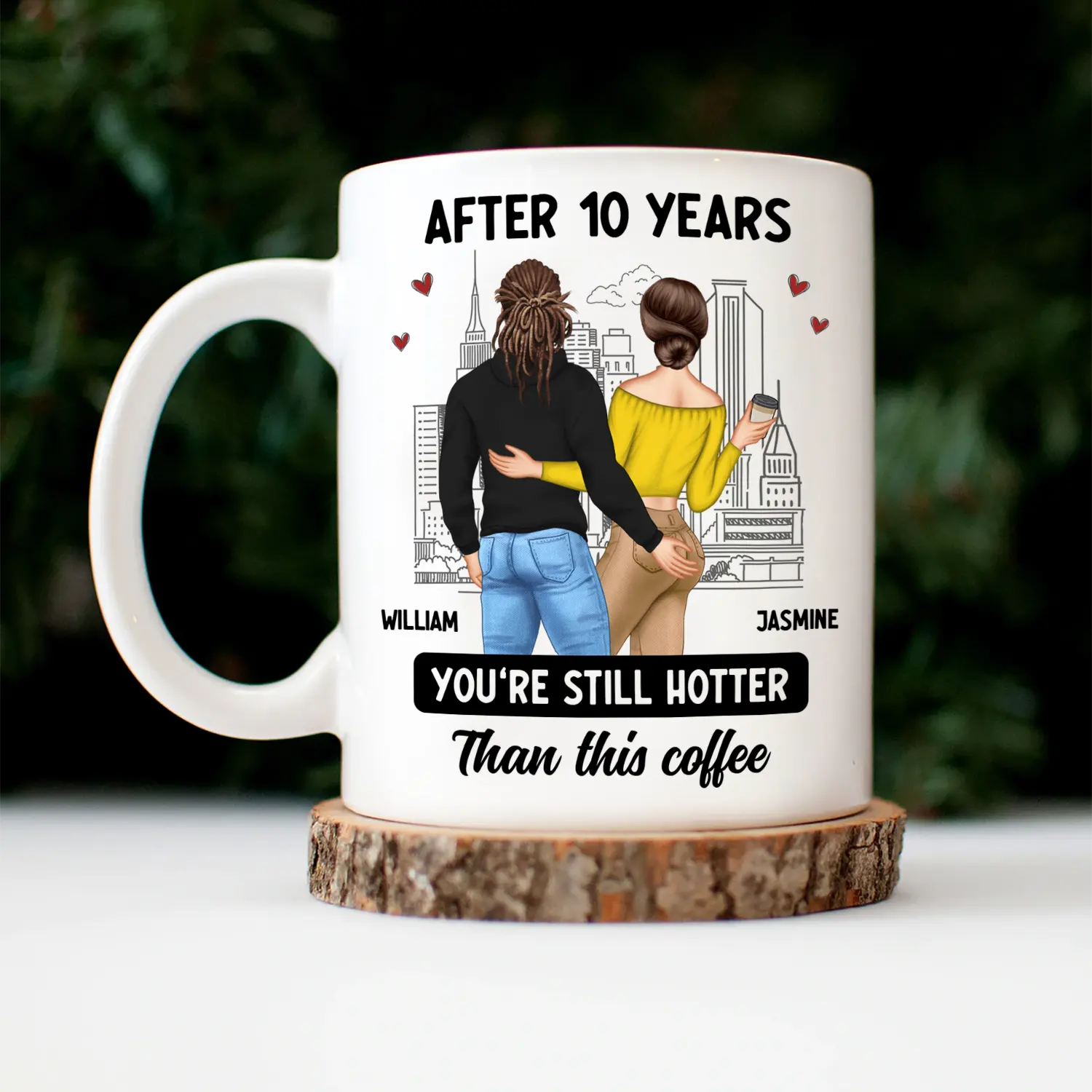 Couple After Years Hotter Than This Coffee - Gift For Couples - Personalized Mug - Image 4