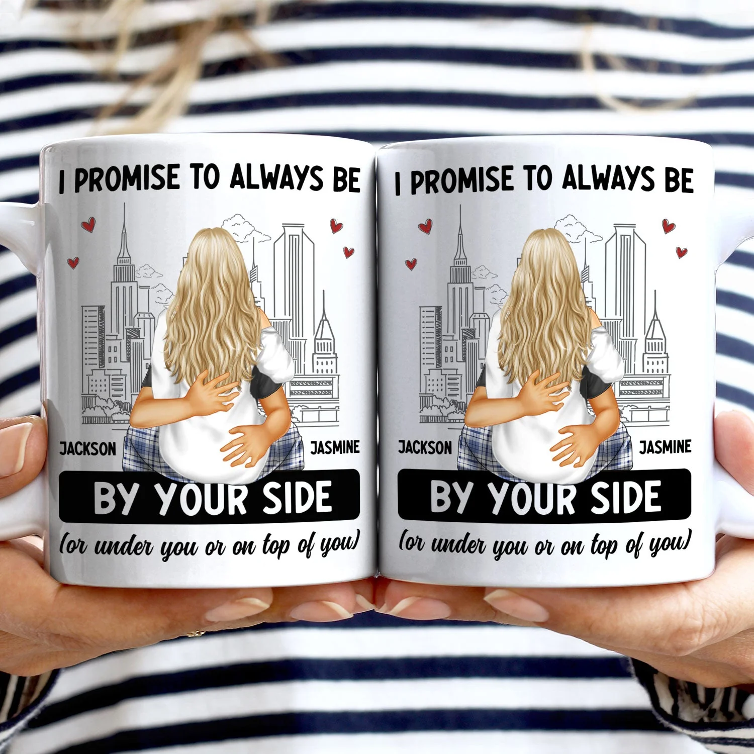 Couple Always Be By Your Side - Gift For Couples - Personalized Mug - Image 3