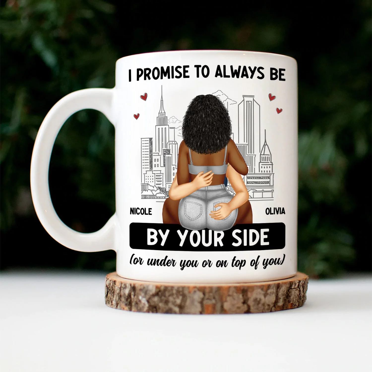 Couple Always Be By Your Side - Gift For Couples - Personalized Mug - Image 5