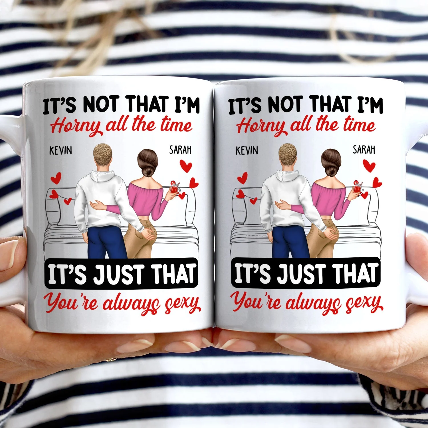 Couple Backside It's Just You Always Sexy - Gift For Couples - Personalized Mug - Image 3