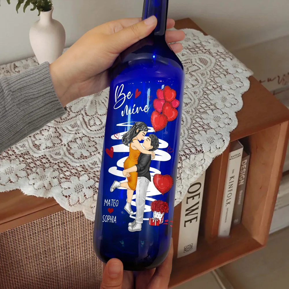 Couple Be Mine - Personalized Bottle Light - Image 2