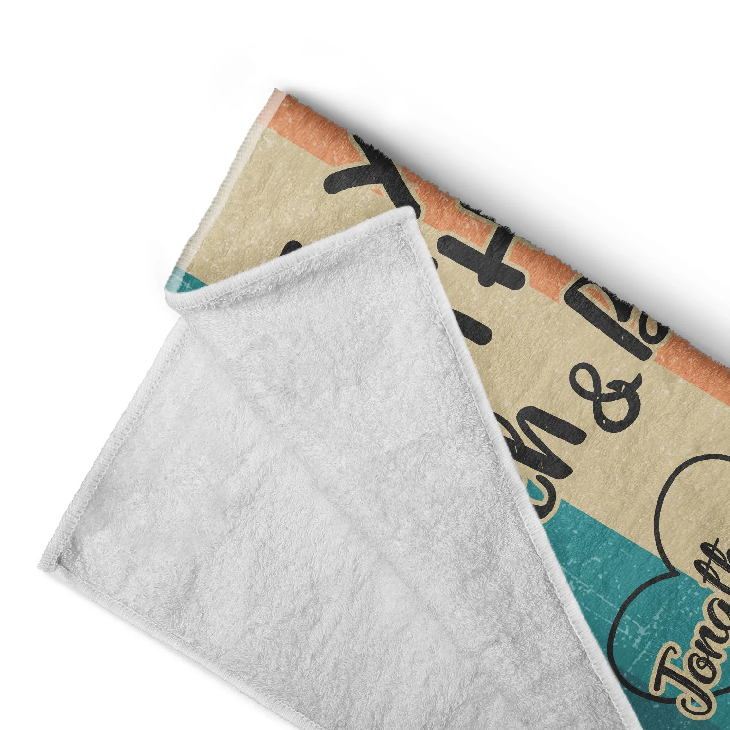 Couple Beach Love You To The Beach - Gift For Couples - Personalized Custom Beach Towel - Image 4