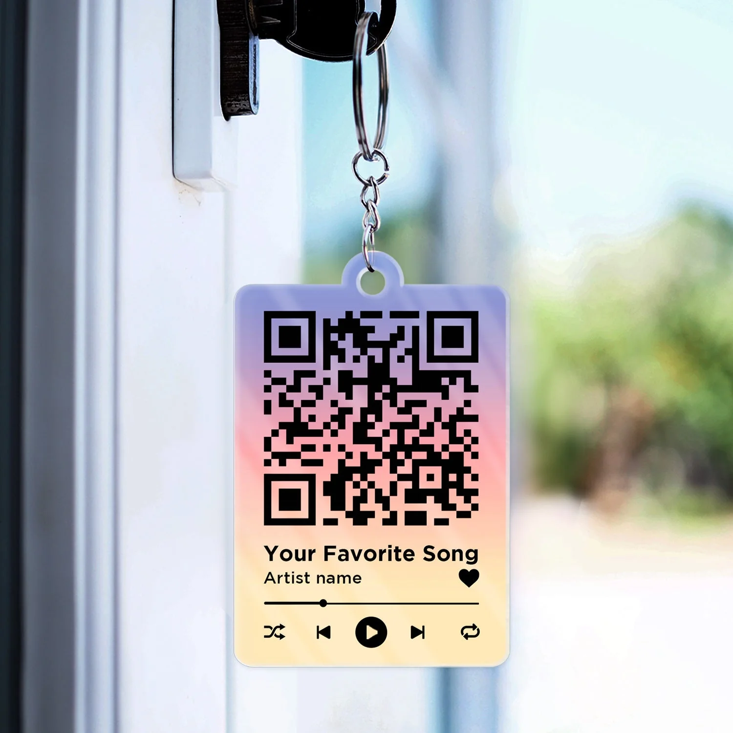Couple Favorite Song I'm Yours No Returns - Gift For Couples - Personalized Acrylic Keychain - Image 4