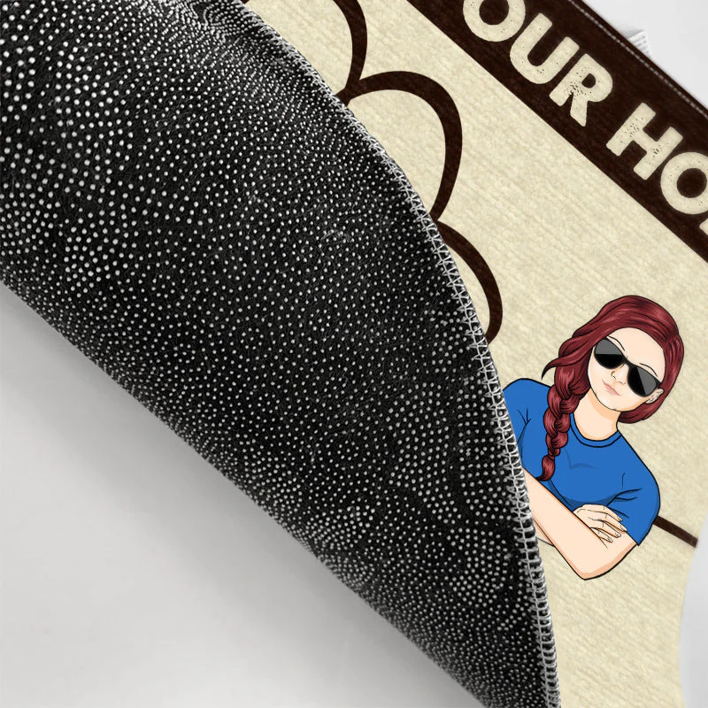 Couple Home Sweet Home - Gift For Dog Cat Lover - Personalized Custom Doormat - Image 3