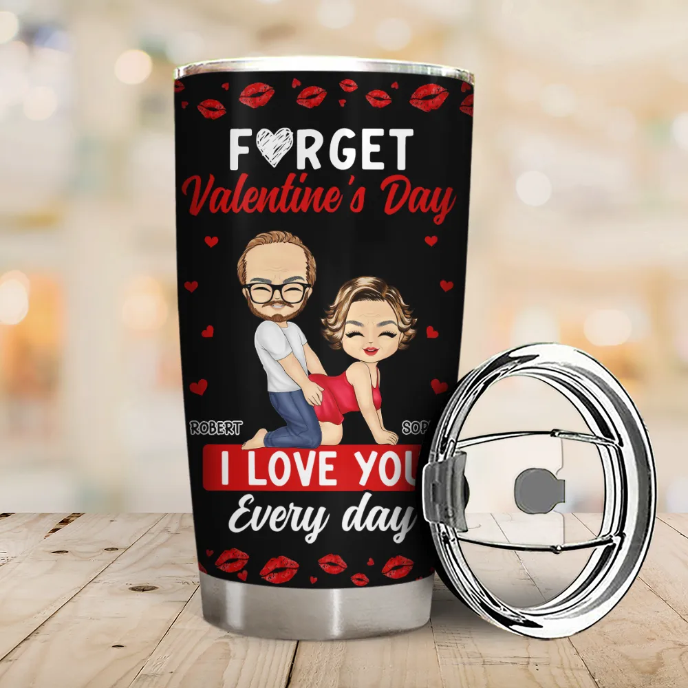 Couple I Love You Every Day - Personalized Tumbler - Image 2