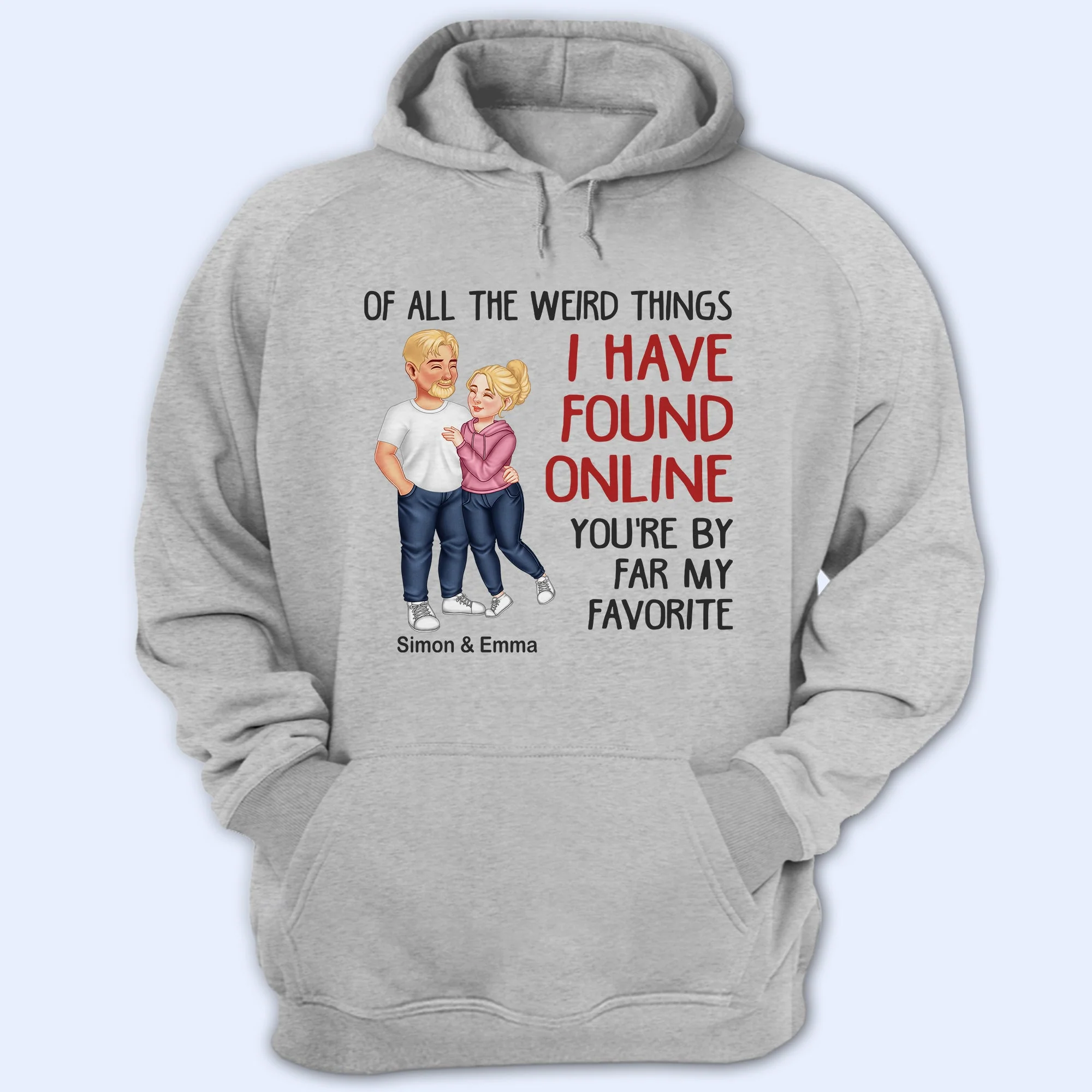 Couple Of All The Weird Things - Gift For Couples - Personalized T Shirt - Image 4