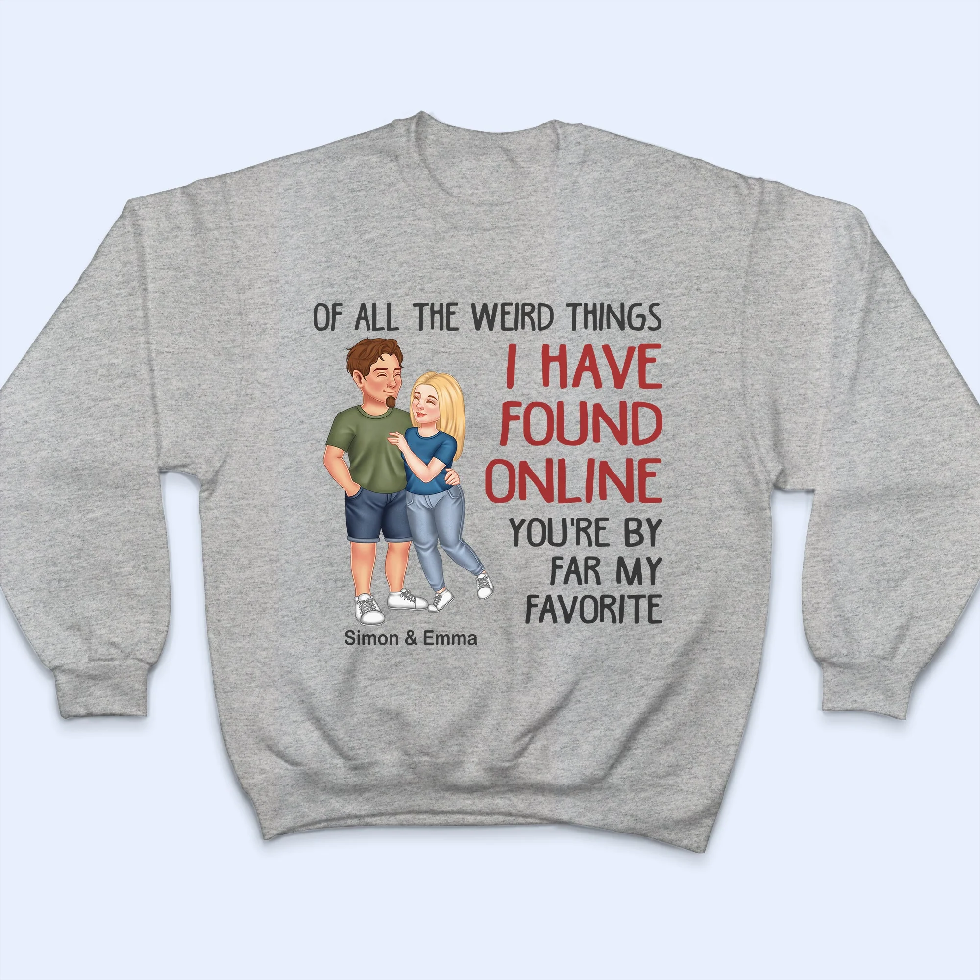 Couple Of All The Weird Things - Gift For Couples - Personalized T Shirt - Image 5