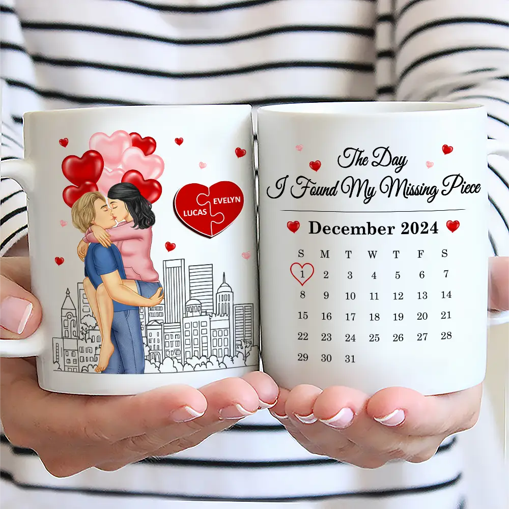 Couple The Day Our Journey Began - Personalized Mug - Image 2