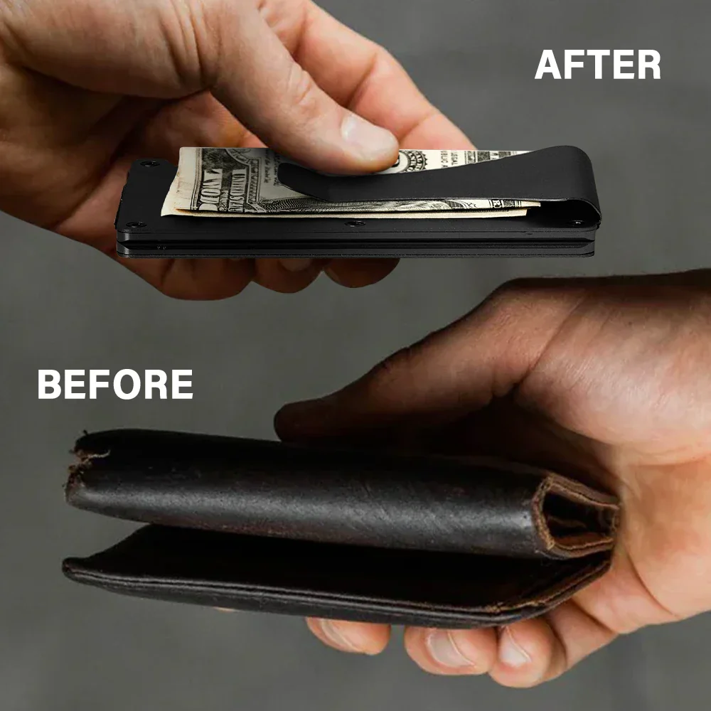 Couple When We Get To The End Of Our Lives Together - Personalized Card Wallet With Money Clip - Image 6